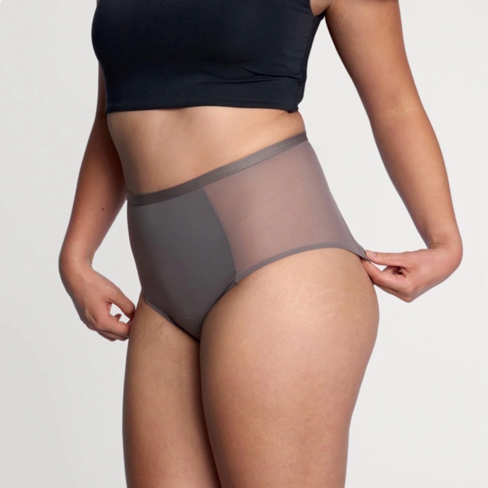 Thinx Comfort Stretch Hi Waist Period Underwear. Size Small. Black. Worn Once.